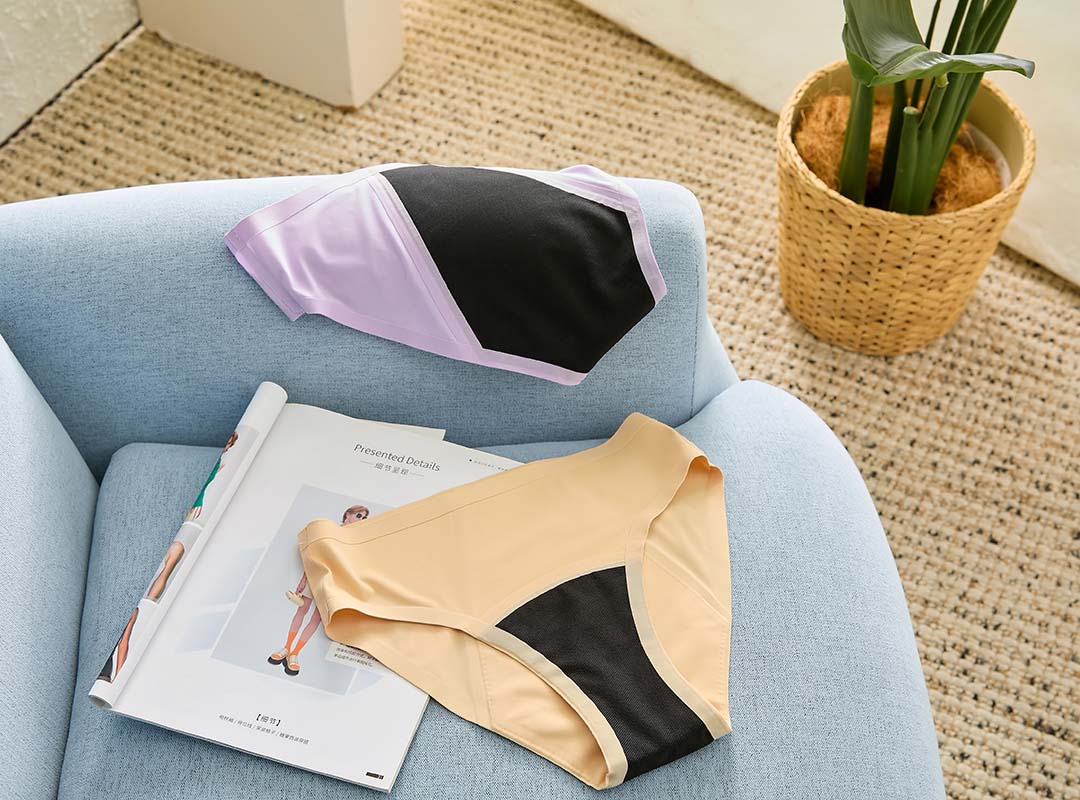 Invisible Seam Triangle Microfiber Period Brief
